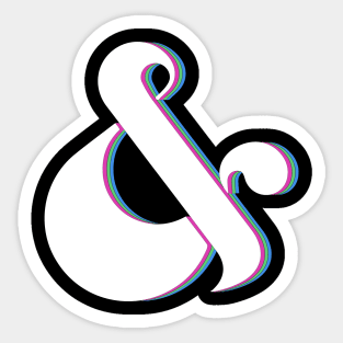 Polysexual Ampersand Sticker